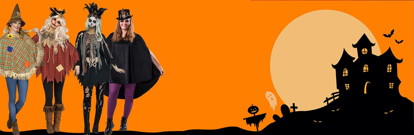 Poncho für Halloween